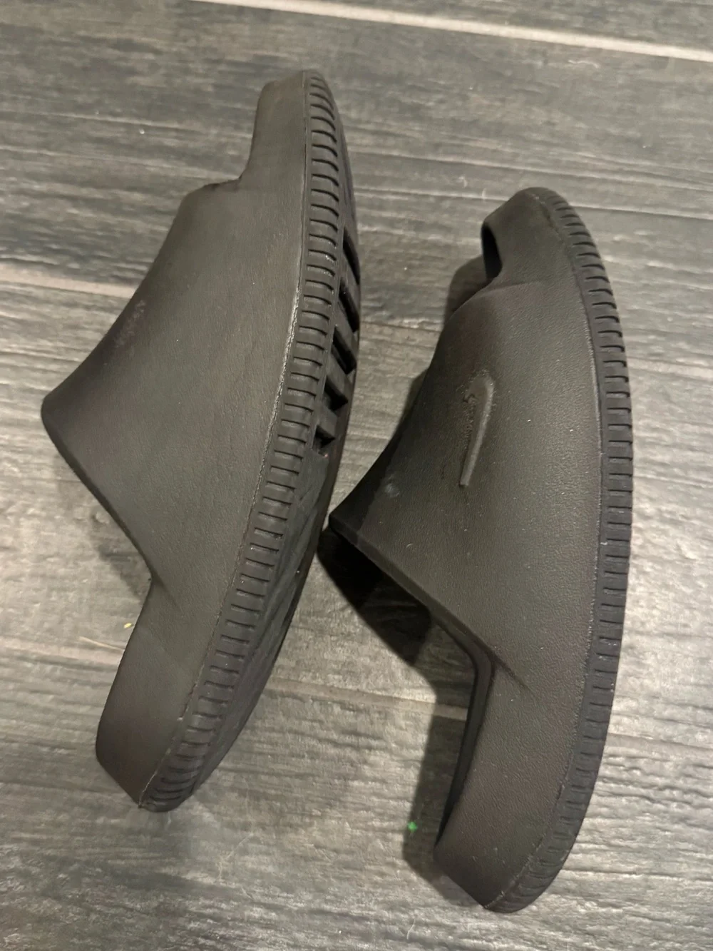 Nike Black Slip-On Slide Sandals